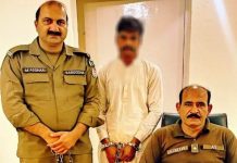سرگودھا:غیر قانونی اسلحہ لے کر گھومنے والا ملزم سردار رنگے ہاتھوں گرفتار
