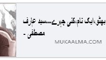 ذوالفقار علی بھٹو،ایک نام،کئی چہرے۔۔۔۔ تحریر۔۔عارف مصطفیٰ