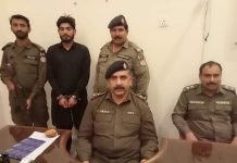 سرگودھا پولیس کی کارروائی قتل کے مقدمہ میں مطلوب اشتہاری مجرم عرفان گرفتار
