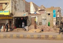 میرپورخاص لال پاڑہ مندر پر محکمہ اوقاف کی ملی بھگت کے باعث غیرقانونی تعمیرات کا کام جارہی