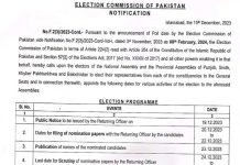 الیکشن کمیشن نے عام انتخابات 2024 کا شیڈول جاری کردیا