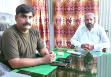 گڑھ_مہاراجہ: تحصیل صدر پاکستان عوامی خدمت پارٹی فوجی محمد رمضان خان بلوچ کی ایس ایچ او تھانہ گڑھ مہاراجہ راشد اسلام سے ملاقات