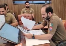 سرگودھا:ڈی پی او ڈاکٹر اسد اعجاز ملہی کی زیر صدارت ماہانہ کارکردگی جائزہ میٹنگ کا انعقاد