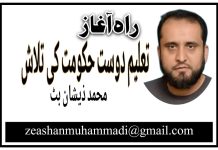 تعلیم دوست حکومت کی تلاش تحریر محمد ذیشان بٹ