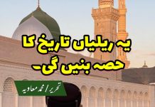 یہ ریلیاں تاریخ کا حصہ بنیں گی تحریر: مولانا معاویہ اعظم طارق