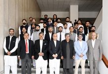 ایبٹ آباد پبلک سکول کے سابق طلباء کی ایسوسی ایشن کے وفد کا پارلیمنٹ ہاؤس کا دورہ ، وفد کی اسپیکر قومی اسمبلی سردار ایاز صادق سے ملاقات