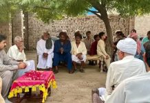 ٹوبہ ٹیک سنگھ۔چک 57/4 ٹکڑا میں بھدرو برادری کا بھرپور اکٹھ، چوہدری شاہد اقبال گجر کی غیرمشروط حمایت کا اعلان