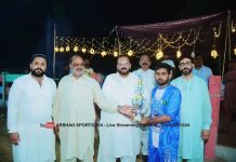 ٹوبہ ٹیک سنگھ 308گ ب اتفاق فٹبال کلب کے زیر اہتمام پہلا عظیم الشان ڈے اینڈ نائٹ دیہاتی فٹبال ٹورنامنٹ 2025ء نواحی چک نمبر 308گ ب میں شاندار طریقے سے منعقد ہوا