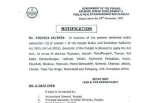 پنجاب حکومت کا بڑا فیصلہ: نئے اضلاع میں واسا کا قیام، عوامی سہولت اور جدید شہری ترقی کی جانب اہم قدم تحریر : محمد زاہد مجید انور