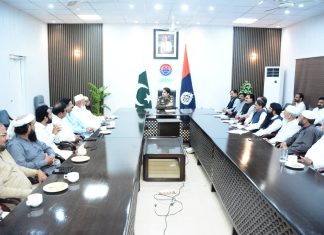 ڈی پی او جھنگ ساجد حسین کی زیر صدارت امن کمیٹی کا اہم اجلاس عیدالاضحیٰ اور محرم الحرام کے دوران فول پروف سیکیورٹی یقینی بنانے کا عزم