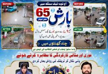 65 ملی میٹر مسلسل بارش کے باوجود ٹوبہ ٹیک سنگھ میں نکاسیٔ آب کا مؤثر انتظام، ضلعی انتظامیہ اور واسا کی بروقت کارروائی عوام کے اعتماد پر پورا اتر گئی تحریر : محمد زاہد مجید انور