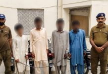 سرگودھا: تھانہ بھلوال سٹی پولیس کا جرائم پیشہ عناصر کے خلاف بھرپور کریک ڈاؤن، موٹر سائیکل چور گینگ گرفتار،