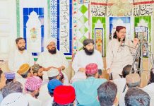 :سنی علماء کونسل تحصیل احمدپورسیال کے زیر اہتمام جامعہ مسجد عثمانیہ گڑھ موڑ میں 6 ستمبر یوم تاسیس و دفاع صحابہ کانفرنس تربیتی کنونشن کا انعقاد