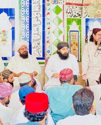 :سنی علماء کونسل تحصیل احمدپورسیال کے زیر اہتمام جامعہ مسجد عثمانیہ گڑھ موڑ میں 6 ستمبر یوم تاسیس و دفاع صحابہ کانفرنس تربیتی کنونشن کا انعقاد