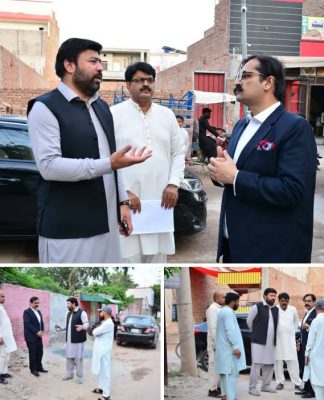 بارش کے پانی کی نکاسی کے منصوبے کا عملی جائزہ؛ ایم ڈی واسا چوہدری کامران رضا کاہلوں کی کاوشیں قابلِ تحسین