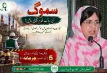 سموگ کی روک تھام، انتظامیہ اور صنعتکاروں کی مشترکہ ذمہ داری تحریر و تجزیہ: محمد زاہد مجید انور